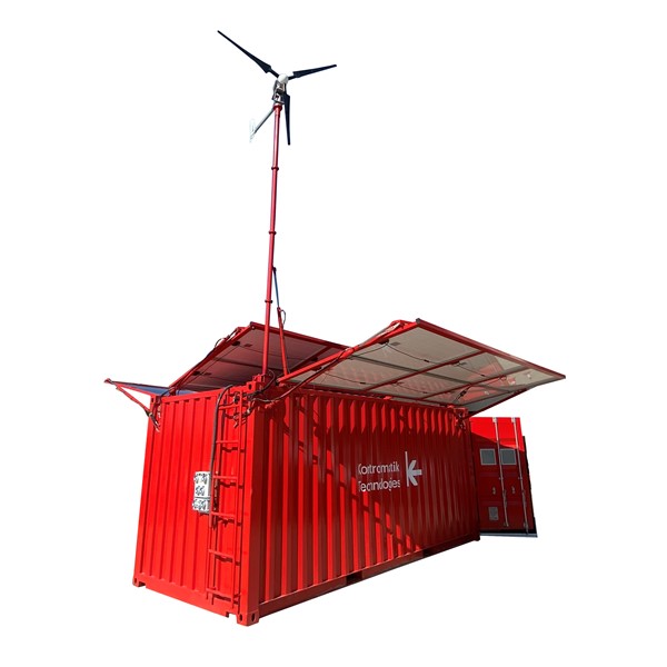 Hybrid power generation units developed by Kontrolmatik provide offgrid power generation under all conditions.
