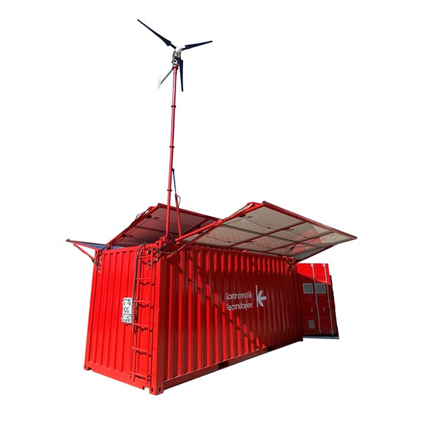  Hybrid power generation units developed by Kontrolmatik provide offgrid power generation under all conditions.