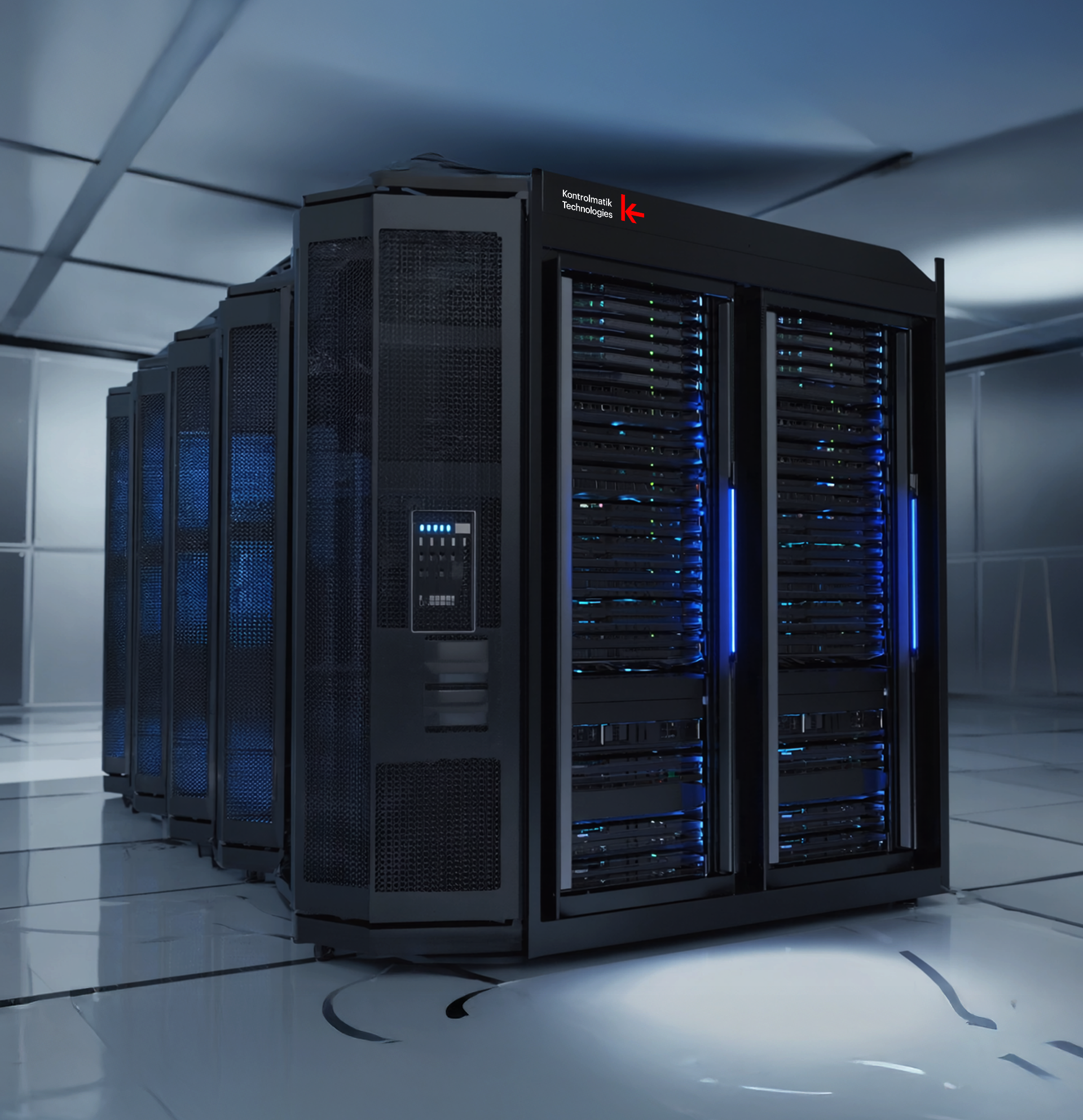 Kontrolmatik, veri merkezleri için hızlı devreye alınabilen, ölçeklenebilir ve entegre modüler altyapı çözümleri sunmaktadır.